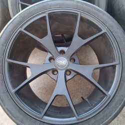 20" 5x115 Competition Series Wheels And Nitto Tires