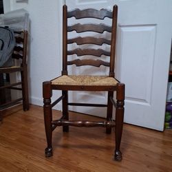 Ladderback Dining Chair Rustic Oak