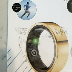 Brookstone smart ring - gold size 9