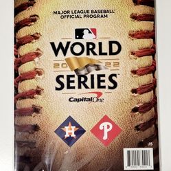 2022 World Series Program HOUSTON ASTROS vs PHILADELPHIA PHILLIES - NEW