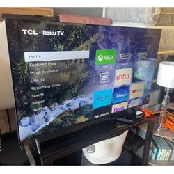 55” TCL Roku Tv $200 Or $250 With Stand 