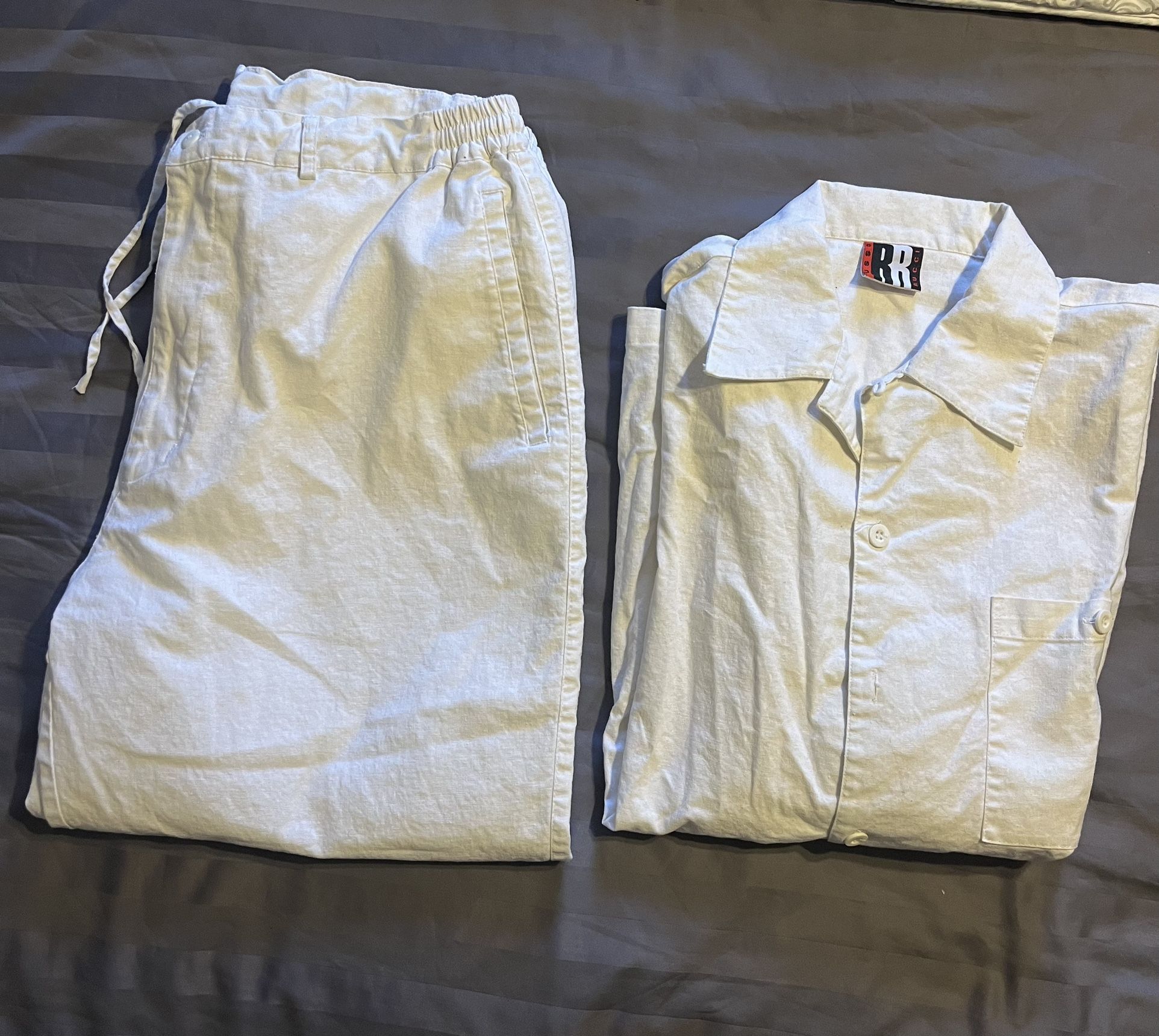 Men’s XL All White Outfit