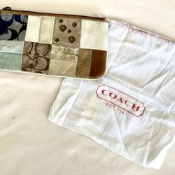 Coach Patchwork Wristlet