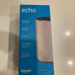 Amazon Echo 2nd Generation New 