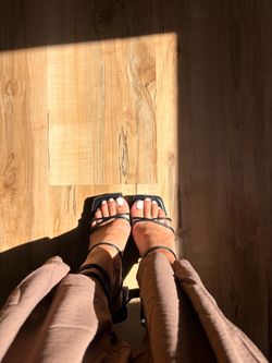 Worn 4 inch heels