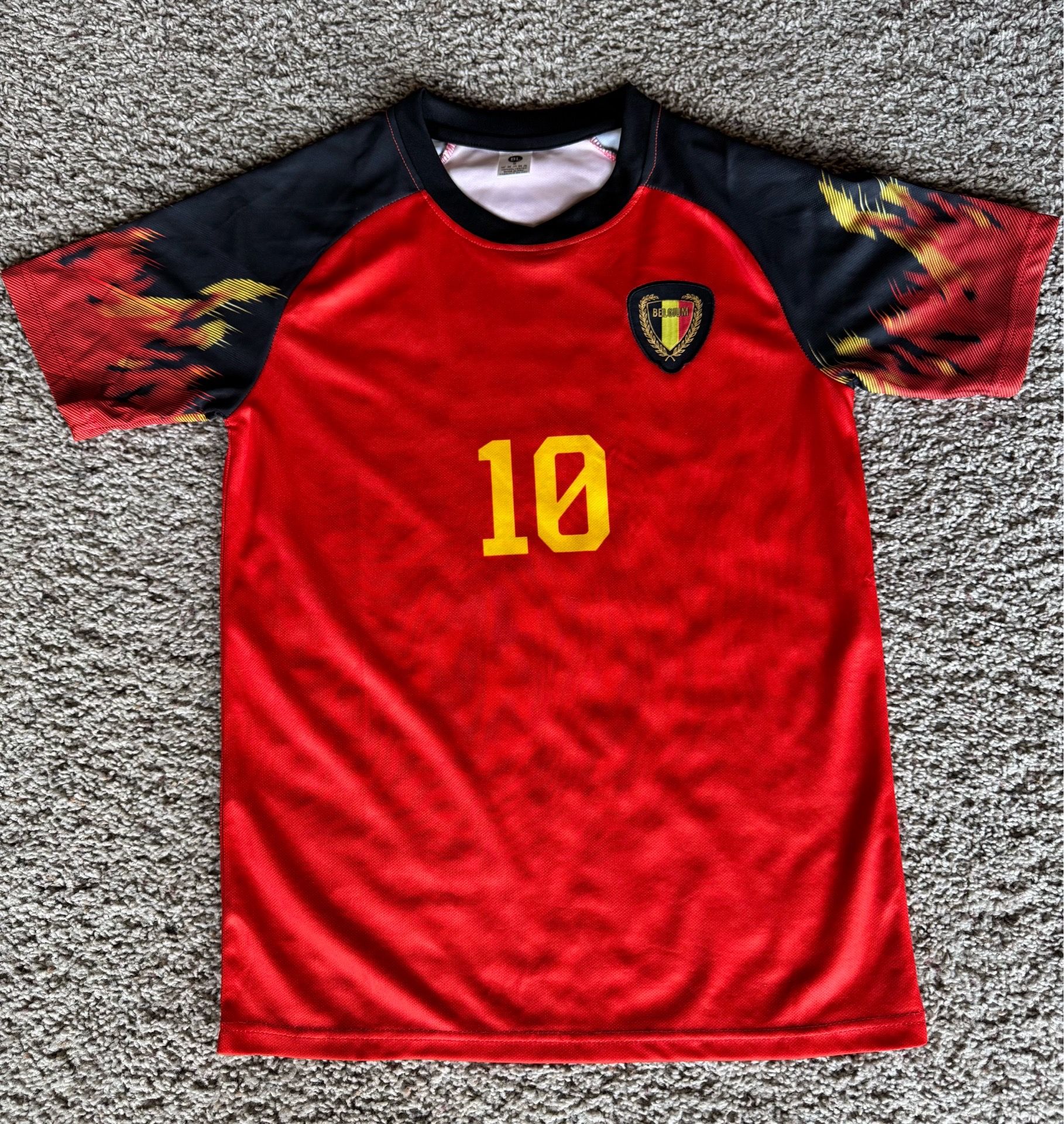 Belgium Lukaku Soccer Jersey- Men’s Small