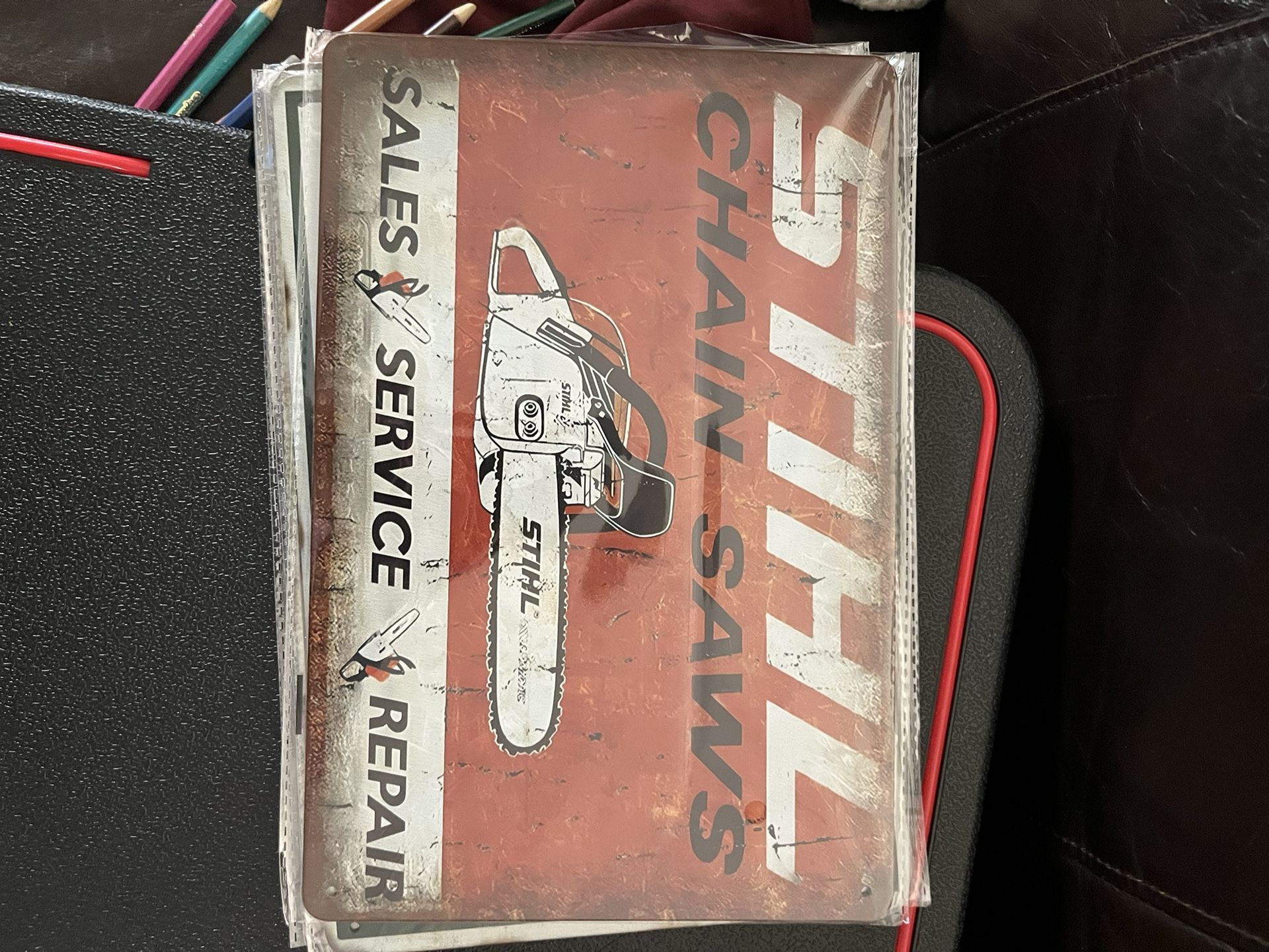 Vintage Style Gas Station Signs