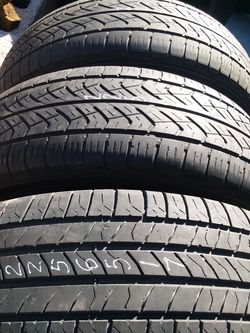 225 65 17 three good car tires $20 each