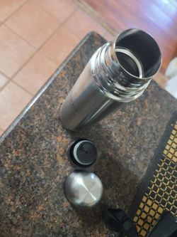 Drink Thermos And Holder