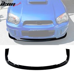 Fits 2004-2005 Subaru Impreza WRX STI Front Bumper Lip Chin Splitter PP Gloss Black