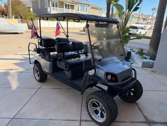 2016 EZGO Express L6 Gas 6 Passenger Lifted