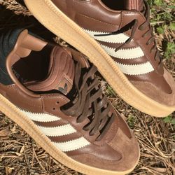 11.5  the Adidas Originals Samba XLG in the "Preloved Brown" 