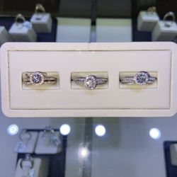14k Gold 1 Ctw Real Diamond Ring Bridal Sets For A Good Price!!