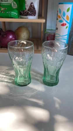 Pair of Small Coca Cola glasses