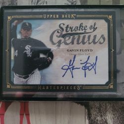 08 UD Masterpieces SG Gavin Floyd AUTO!