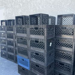 Milk Crates For Storage Or Decor
