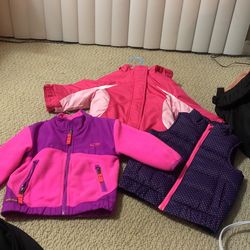 Kids Snow Jackets And Vest $10 Each
