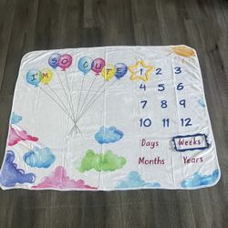 Baby Blanket Month To Month 