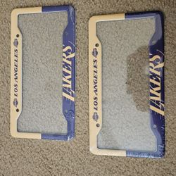 Official LAKERS License Plate Frames [2]