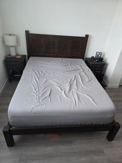 Queen bed + frame