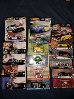 Hot wheels premium team transport car culture 2packs lot