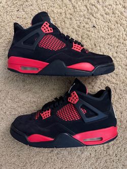 Size 8 (Used condition, no box) - Air Jordan 4 retro red thunder