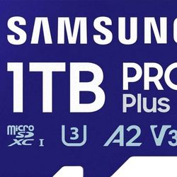 Samsung PRO Plus 1TB Micro SD MicroSDXC A2 V30 HD 4K Memory Card Opened But Not Used