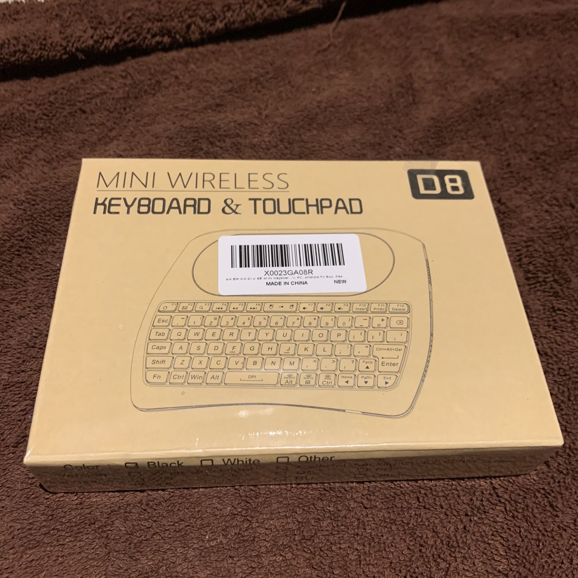 Mini Wireless Keyboard with Touchpad Mouse