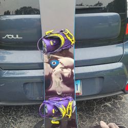 Vintage Atomic Faces Snowboard 