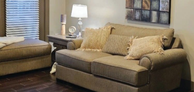 Oversized Loveseat , Ottoman & Endtable