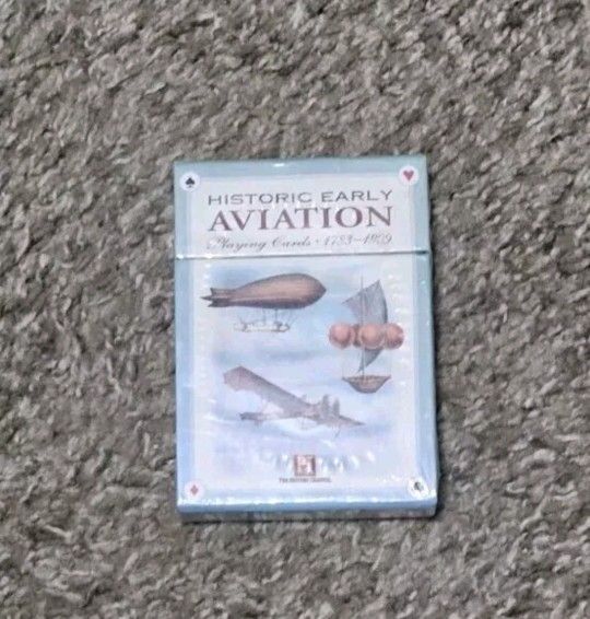 Airplane Pilot Historic Early Aviation (1(contact info removed)) Playing Cards NEW SEALED.

