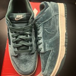 Nike Dunk Low Velvet Teal Size 8M Used