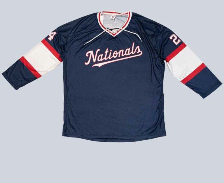 WASHINGTON NATIONALS HOCKEY Jersey Shirt sweater top men's size M medium