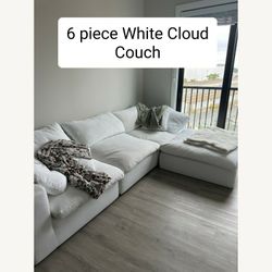 White Cloud Modular Sectional Couch Sofa 