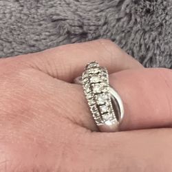Ladies Diamond And Chocolate Diamond Ring