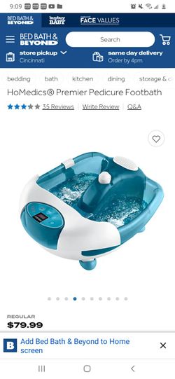 HoMedics® Premier Pedicure Footbath
**Check Out My Page Great Deals**