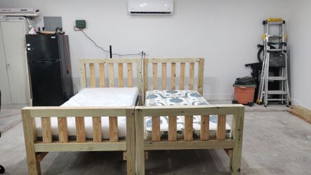 Two Handmade Bed Frames for Sale