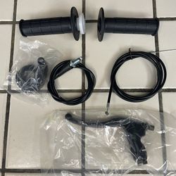 New Throttle Kit & Brake Lever/Cable For Minibikes & Go Karts