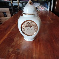 24K Gold And Silver Inlay Anniversary Jar.