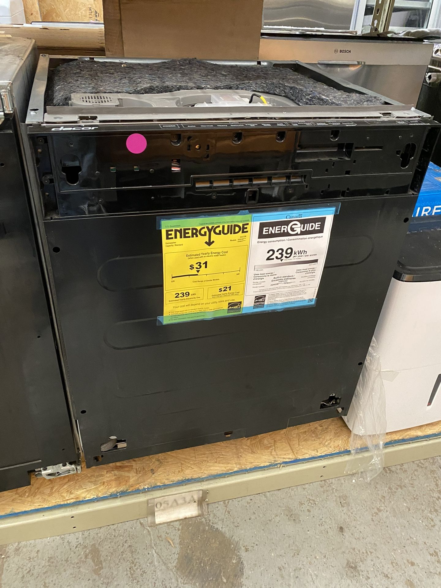 Dacor Panel Ready Dishwasher 