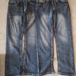 Mens Jeans 30x32 30 X 32 True Luck Brand