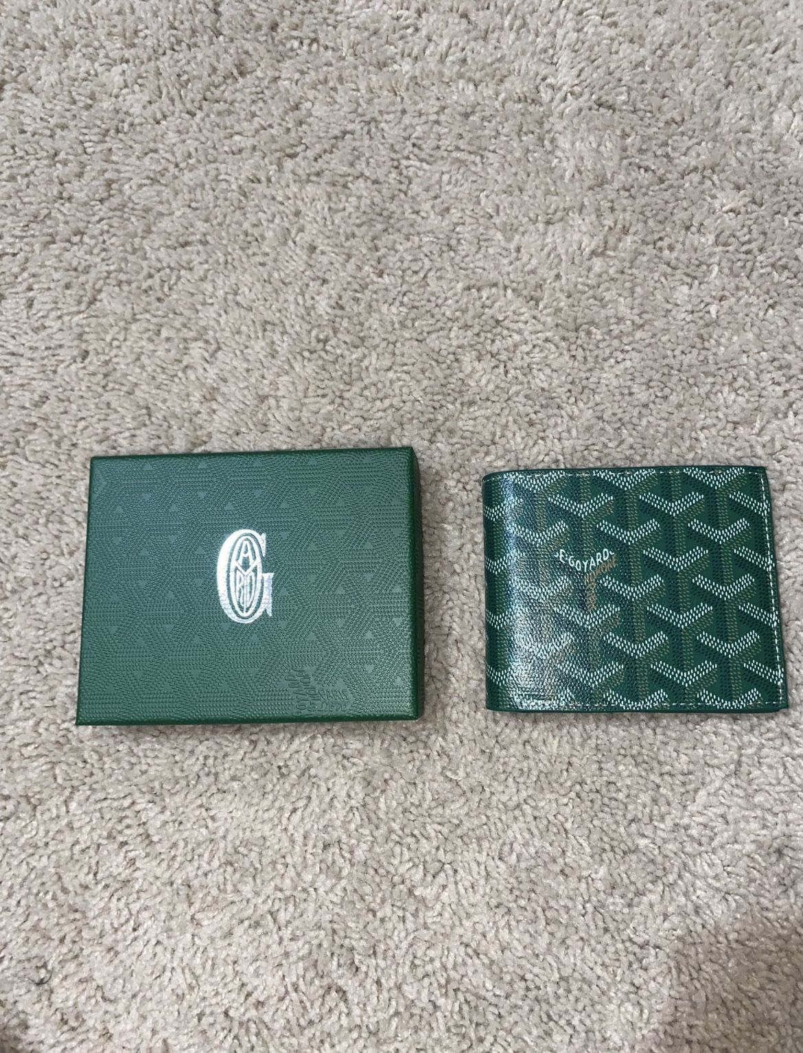 Goyard Bifold Wallet Green