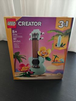 Tropical Ukulele • Surfboard • Dolphin by Shore Lego Set Brand New