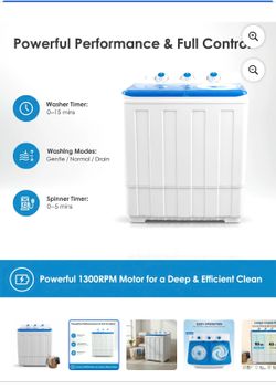 Portable washer and dryer