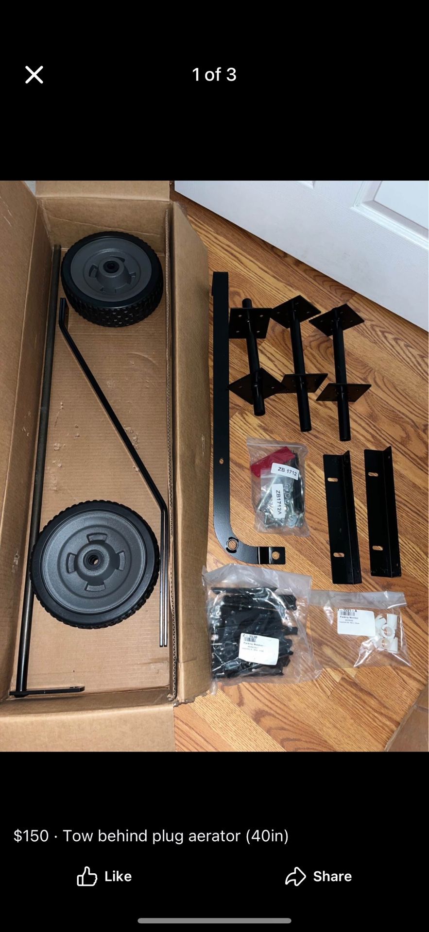 Tow Behind Plug Aerator (40in)