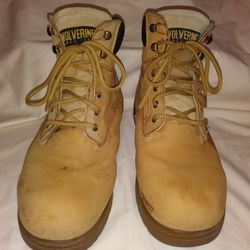  Wolverine Tan W01038 men's US size 13M work boots 