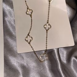New Clover Necklace + Earrings