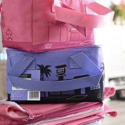Trader Joes Mini Insulated Bag Lavender and Pink . Bags