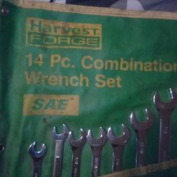 harvest  forge  14 pc wrench set 