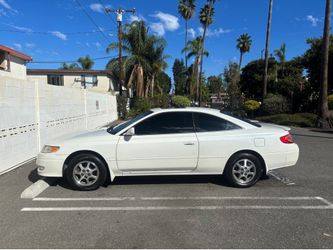 2003 White Toyota Solara 2 door